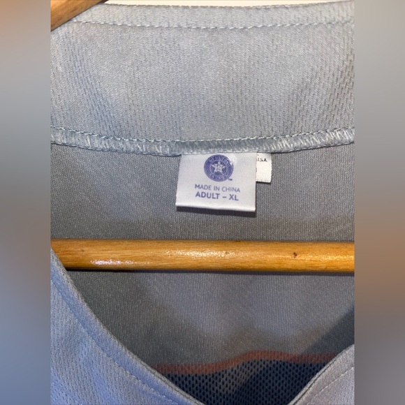 Houston Astros Jersey Mens XL Grey No. 2 Alex Bregman Stadium Giveaway Coca Cola - Picture 3 of 4